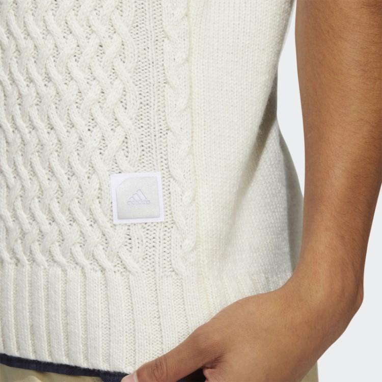 Suéter Branco Adicross Colete Adidas