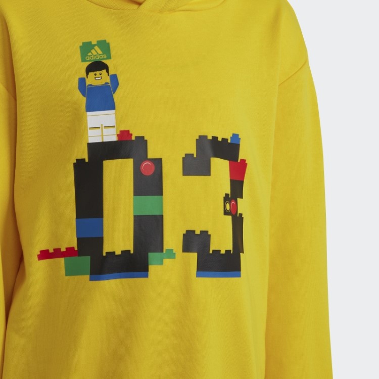 Adidas X Classic Lego Hoodie Amarelo Moda