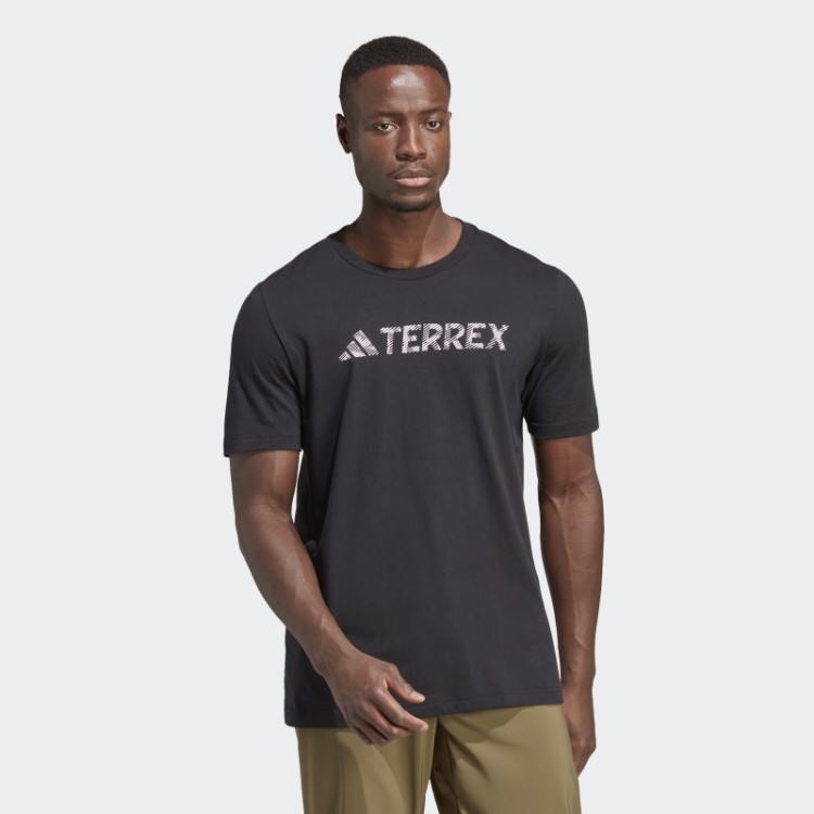 Camiseta Preta Adidas Terrex Classic Logo