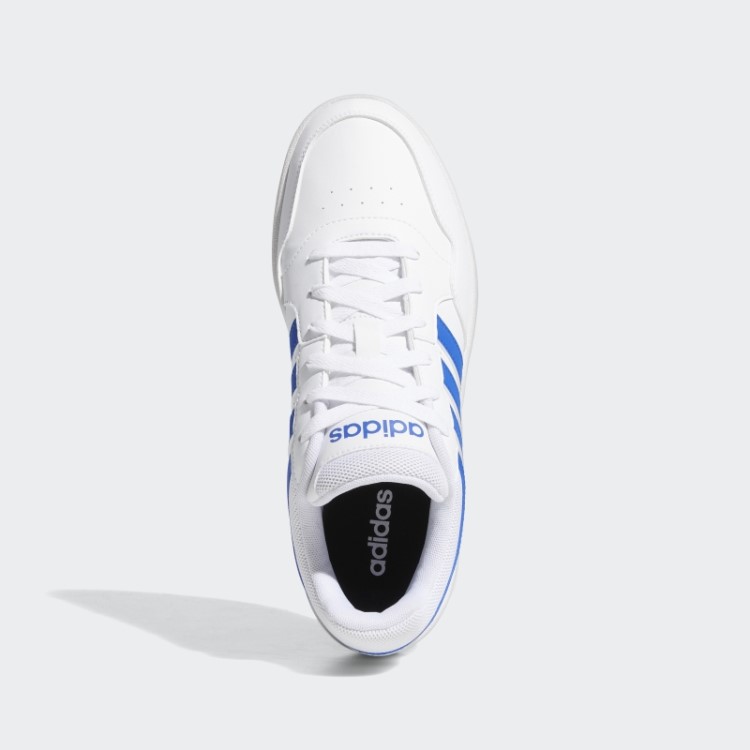 Adidas Hoops 3.0 Baixo Clássico Sapatos Vintage Brancos