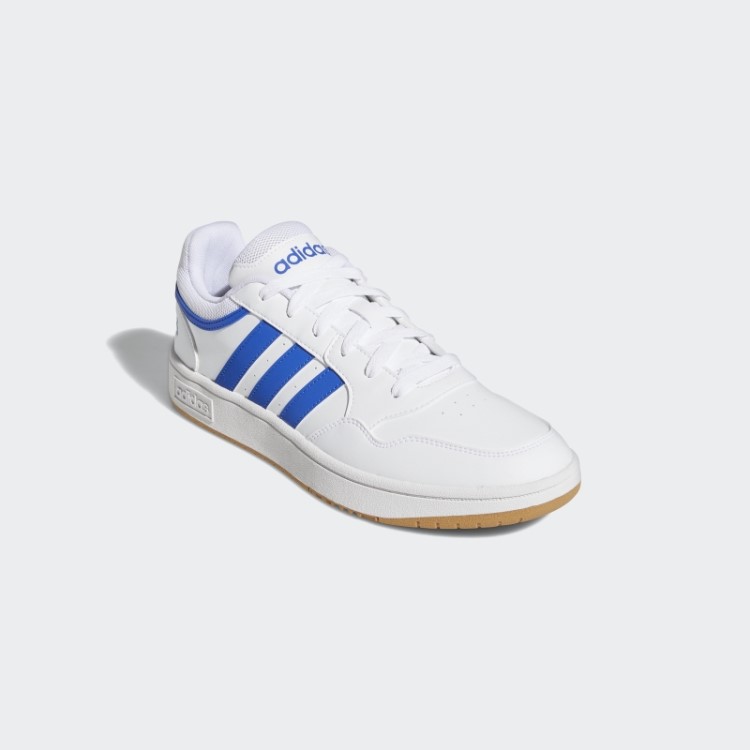 Adidas Hoops 3.0 Baixo Clássico Sapatos Vintage Brancos
