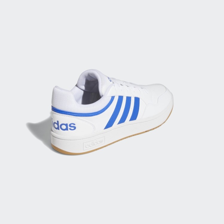 Adidas Hoops 3.0 Baixo Clássico Sapatos Vintage Brancos