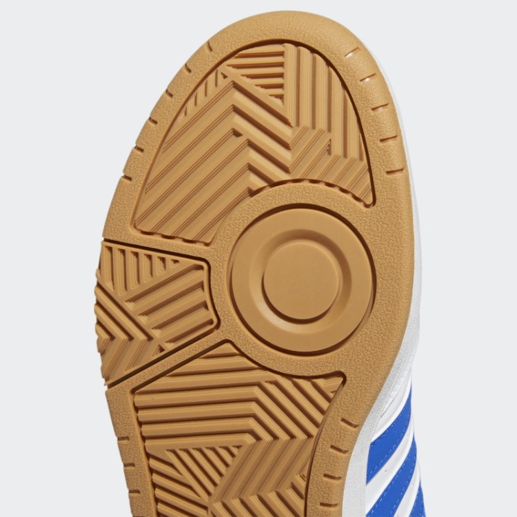 Adidas Hoops 3.0 Baixo Clássico Sapatos Vintage Brancos