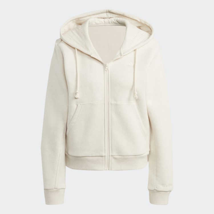 Ecru Matiz Mel Adidas All Szn Moletom De Lã Com Zíper Completo