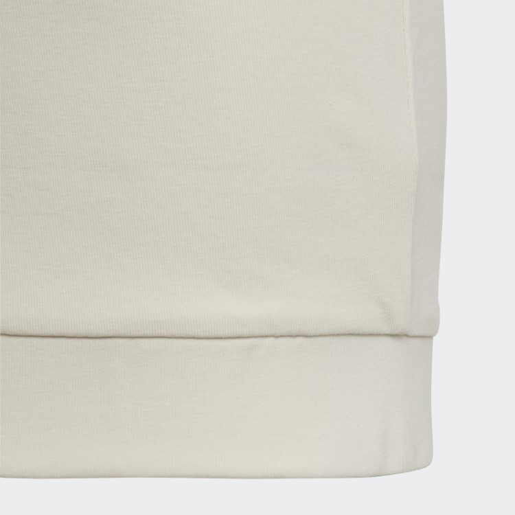 Adidas Regata Cropped Branca Com Estampa Gráfica
