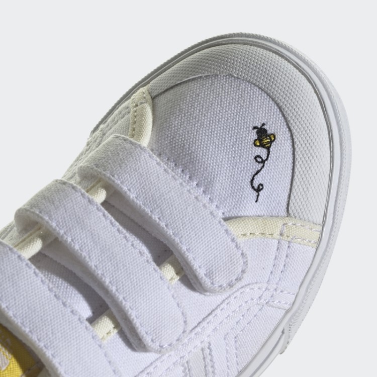 Sapatos Brancos Adidas Nizza Moda