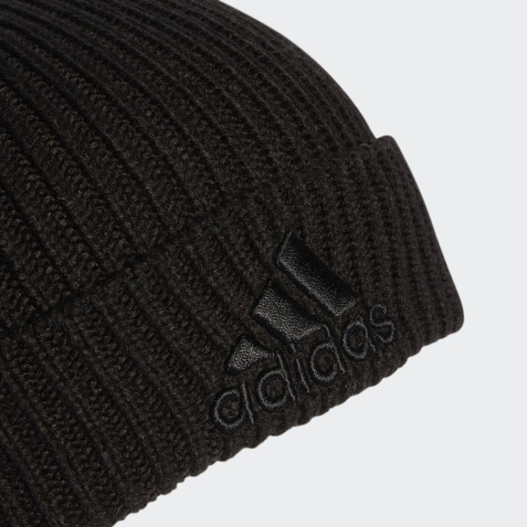 Gorro Com Logotipo Bicolor Adidas Preto