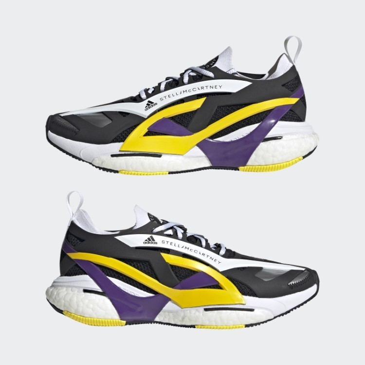 Tênis De Corrida Adidas By Stella Mccartney Solarglide Moda Preta
