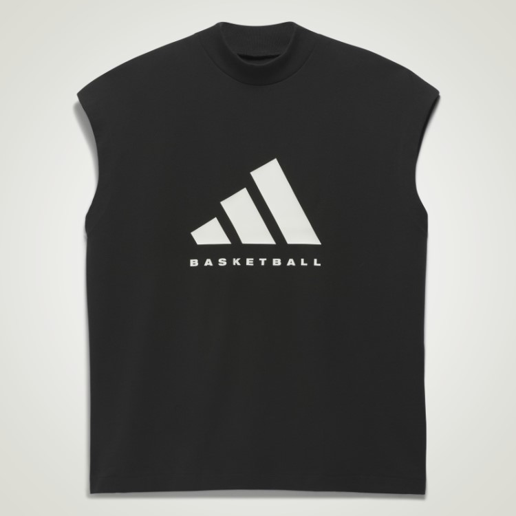 Camiseta De Basquete Sem Manga Adidas Hot Black