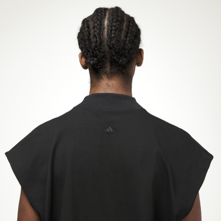 Top De Basquete Adidas Preto Quente