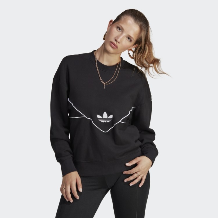 Moletom Adidas Boyfriend Preto