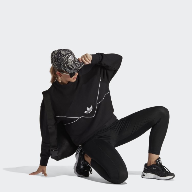 Moletom Adidas Boyfriend Preto