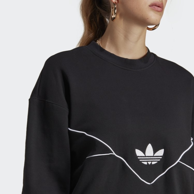Moletom Adidas Boyfriend Preto