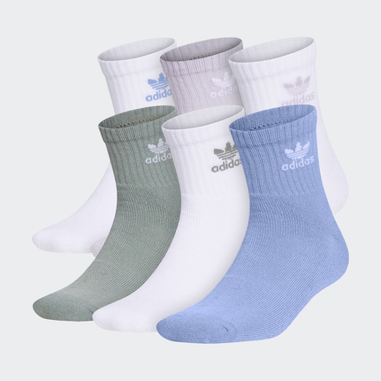 Meias Meias Trefoil 6 Pares Blue Dawn Adidas