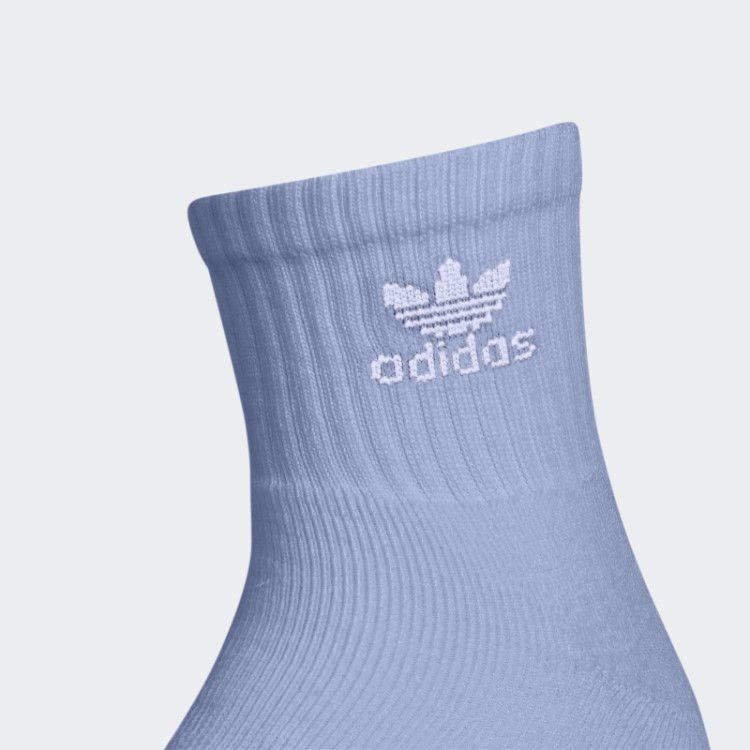 Meias Meias Trefoil 6 Pares Blue Dawn Adidas