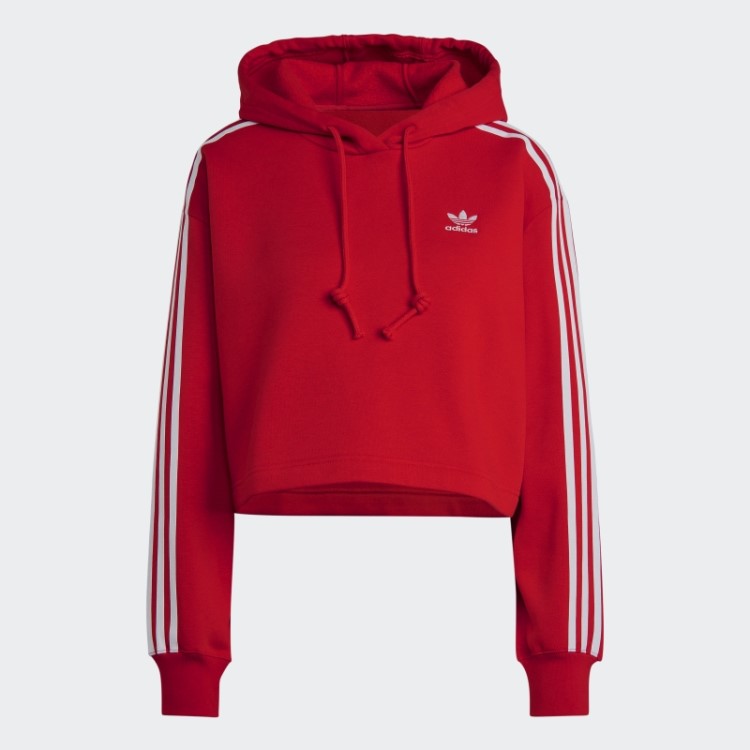 Moletom Escarlate Adidas Adicolor Classics Crop