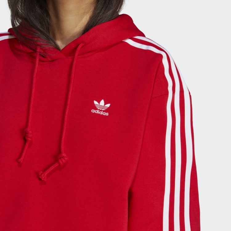 Adidas Adicolor Classics Crop Hoodie Escarlate