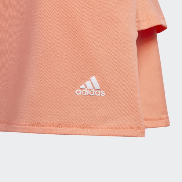 Saia Babado Adidas Coral