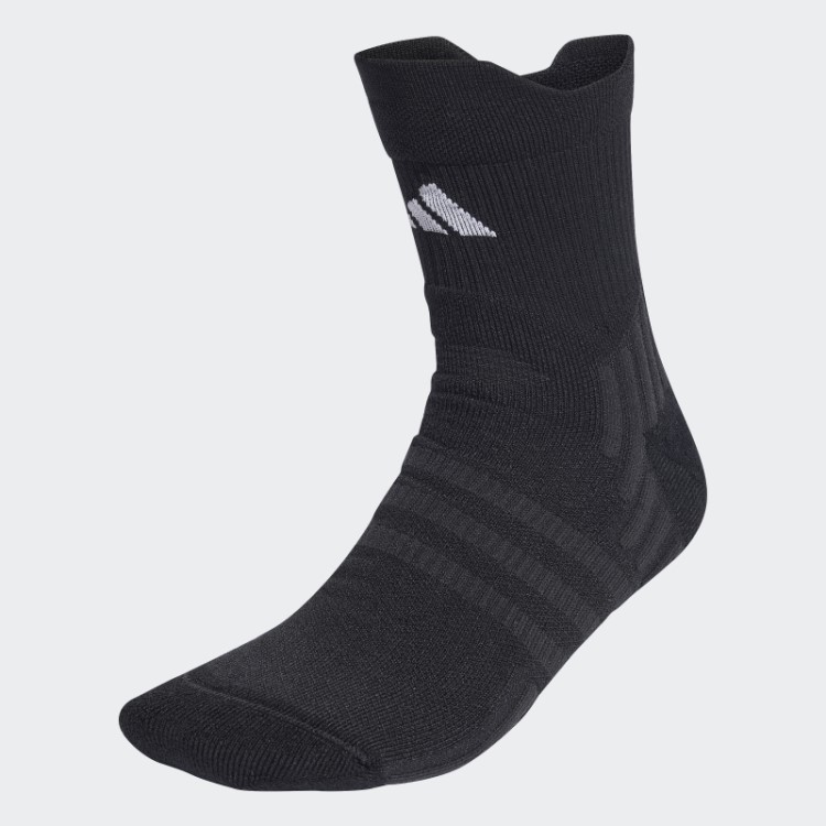 Meias Acolchoadas De Tênis 1 Par Preto Adidas