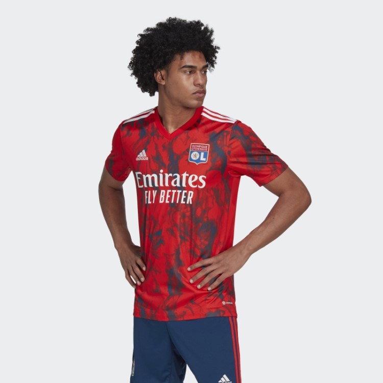 Adidas Olympique Lyonnais 22/23 Away Jersey Vermelho