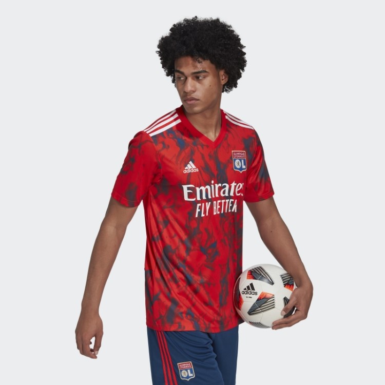 Adidas Olympique Lyonnais 22/23 Away Jersey Vermelho