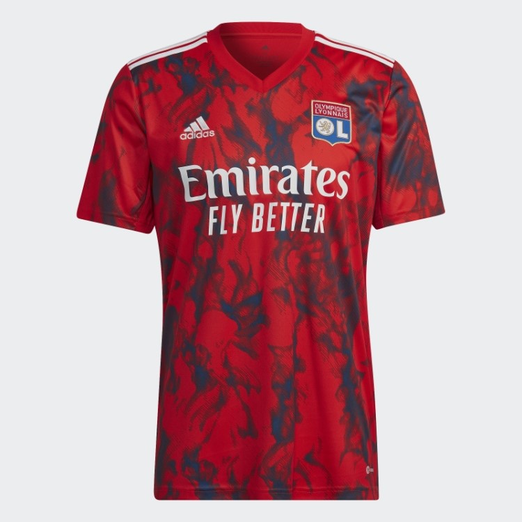 Adidas Olympique Lyonnais 22/23 Away Jersey Vermelho