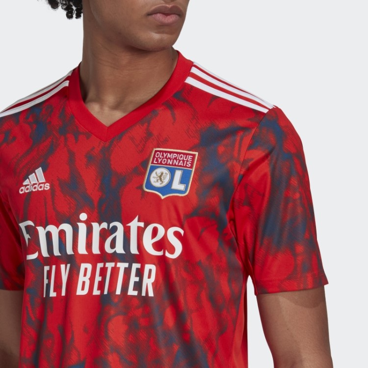 Adidas Olympique Lyonnais 22/23 Away Jersey Vermelho