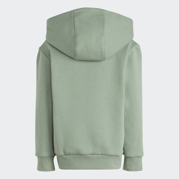 Moletom Com Capuz Adicolor Conjunto Verde Prata Adidas