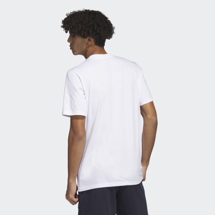 Preenchimento De Caneta Com Logotipo Branco - Camiseta Estampada Para Roupas Esportivas Adidas