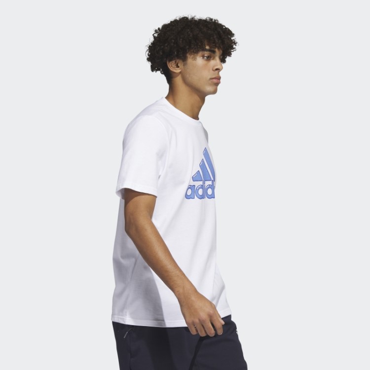 Preenchimento De Caneta Com Logotipo Branco - Camiseta Estampada Para Roupas Esportivas Adidas