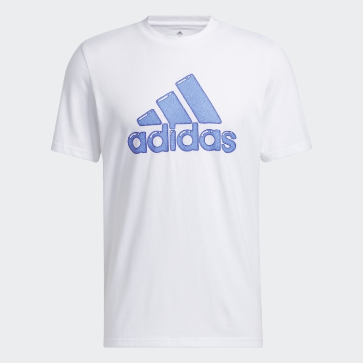 Preenchimento De Caneta Com Logotipo Branco - Camiseta Estampada Para Roupas Esportivas Adidas