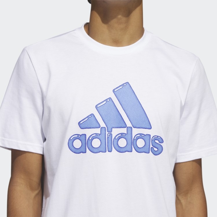 Preenchimento De Caneta Com Logotipo Branco - Camiseta Estampada Para Roupas Esportivas Adidas