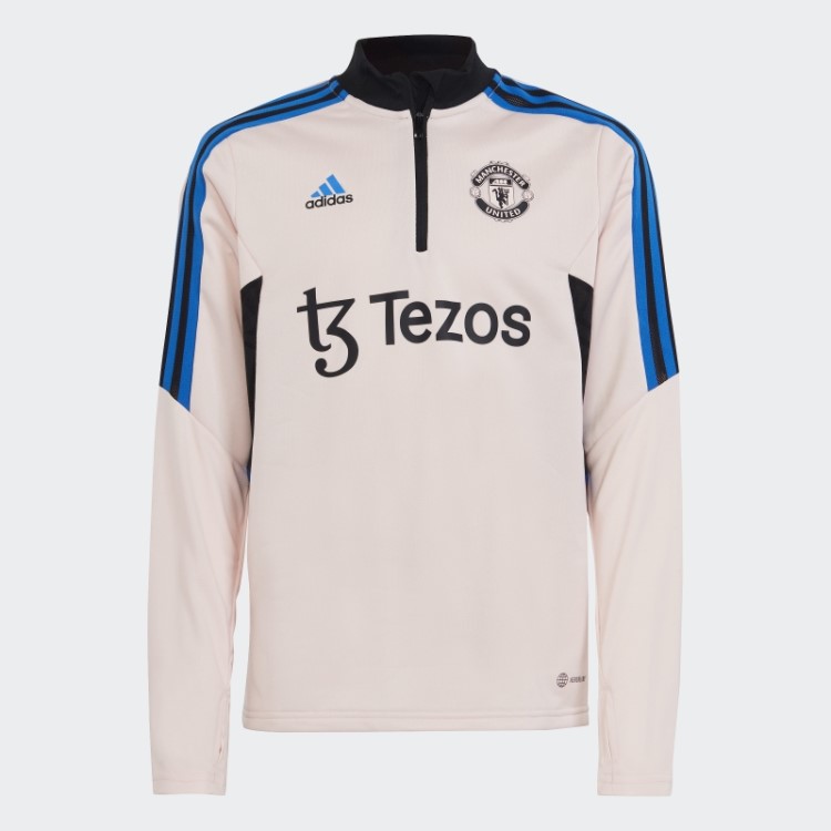Top De Treino Rosa Gelo Adidas Manchester United Condivo 22