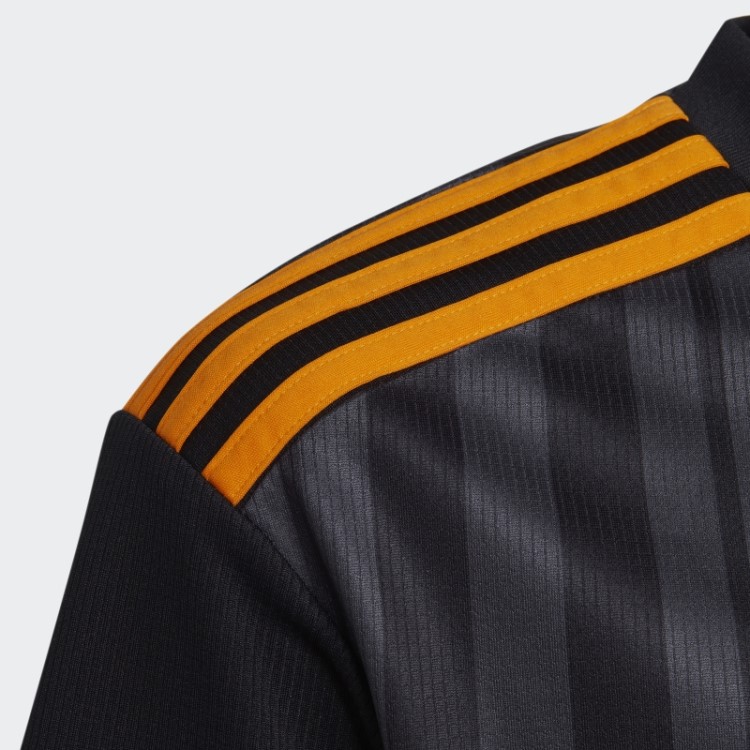 Leeds United Fc 22/23 Terceira Camisa Preta Adidas