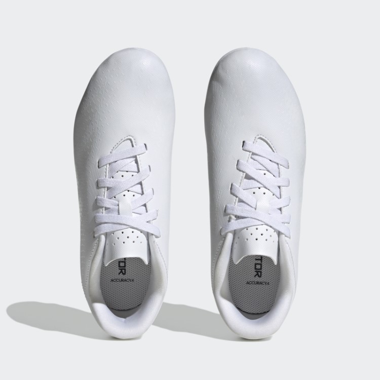 Precisão Do Predador Branco.4 Chuteiras Flexíveis Adidas