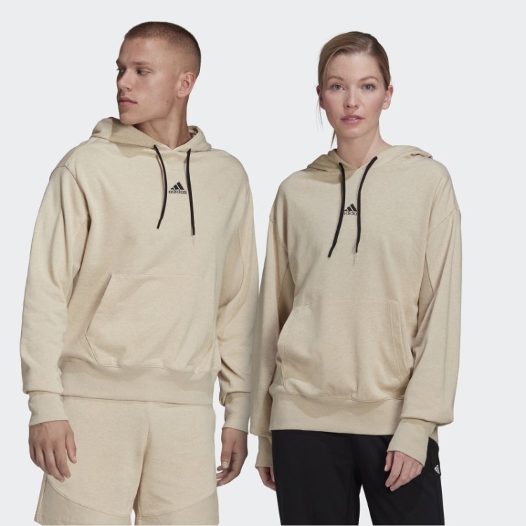 Moletom Com Capuz Tingido Botanicamente (gênero Neutro) Bege Botânico Mel Adidas