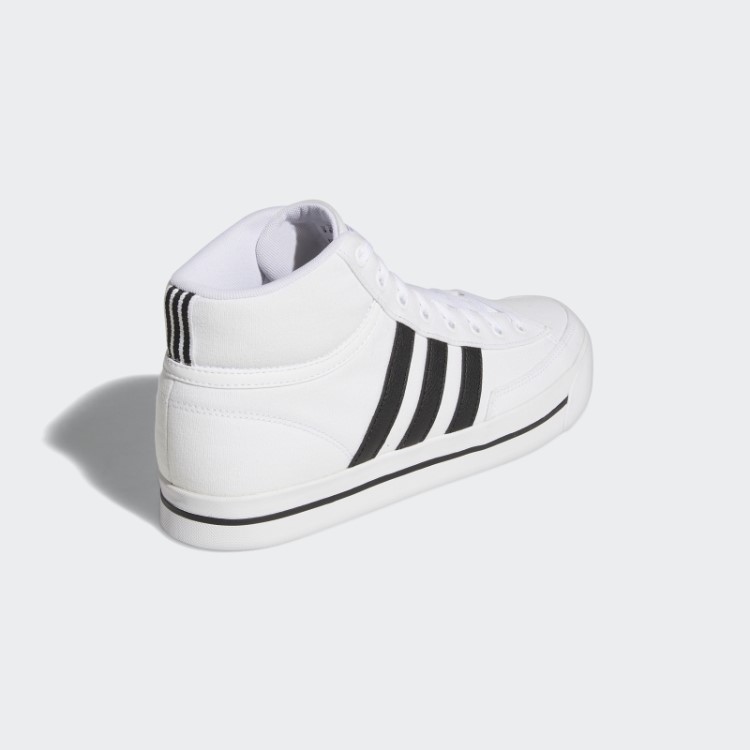 Tênis Branco Adidas Retrovulc Canvas Mid Canvas