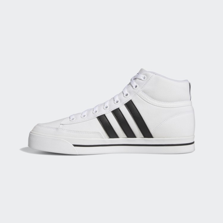 Tênis Branco Adidas Retrovulc Canvas Mid Canvas