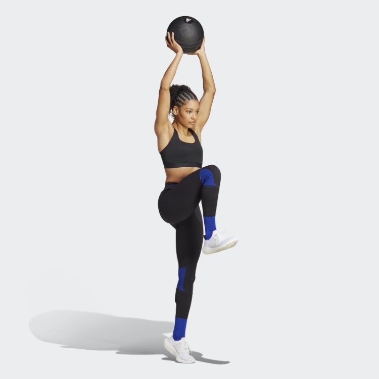 Legging Sem Costura Preta Adidas Techfit Recharge