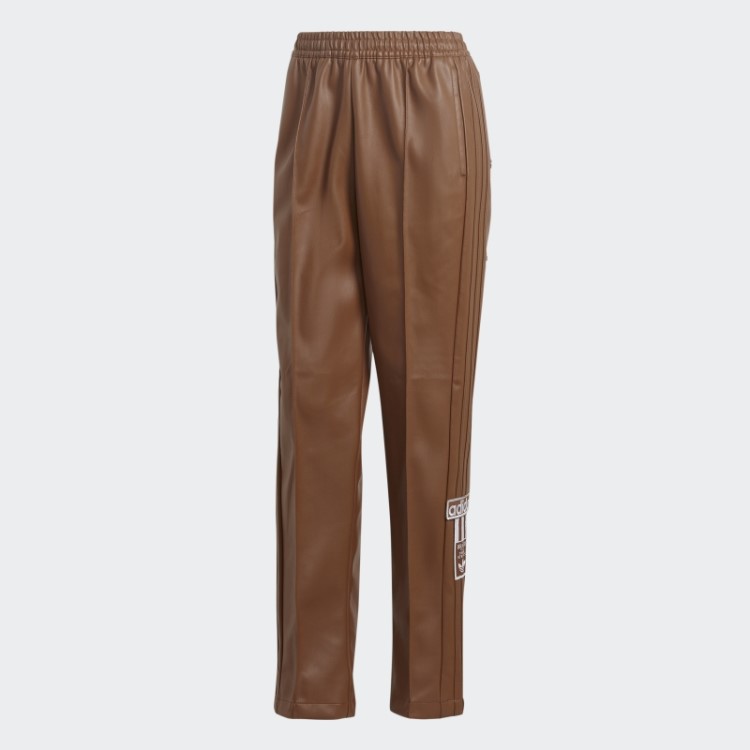 Calça Adibreak De Couro Sintético Central Adidas Marrom