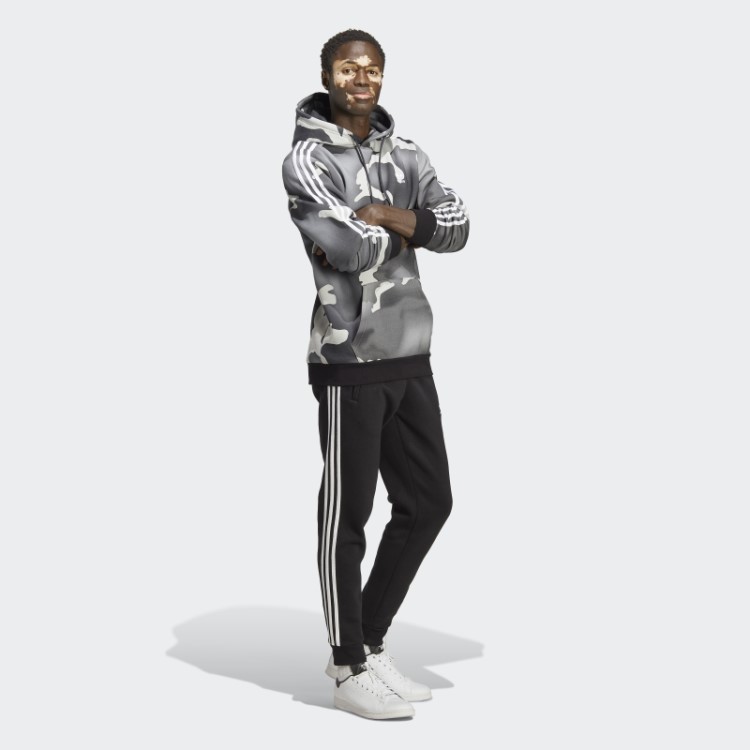 Moletom Preto Com Estampa Camuflada Allover Adidas