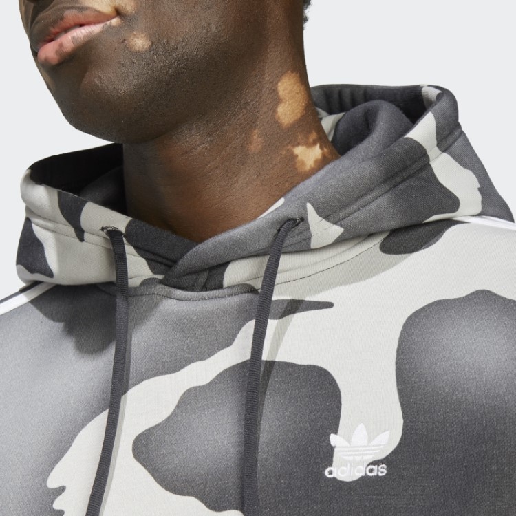 Moletom Preto Com Estampa Camuflada Allover Adidas
