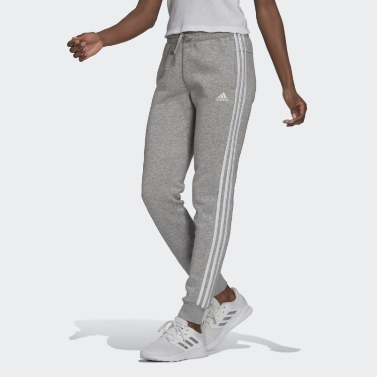 Calça De Lã Com As Três Listras Essentials Cinza Médio Adidas