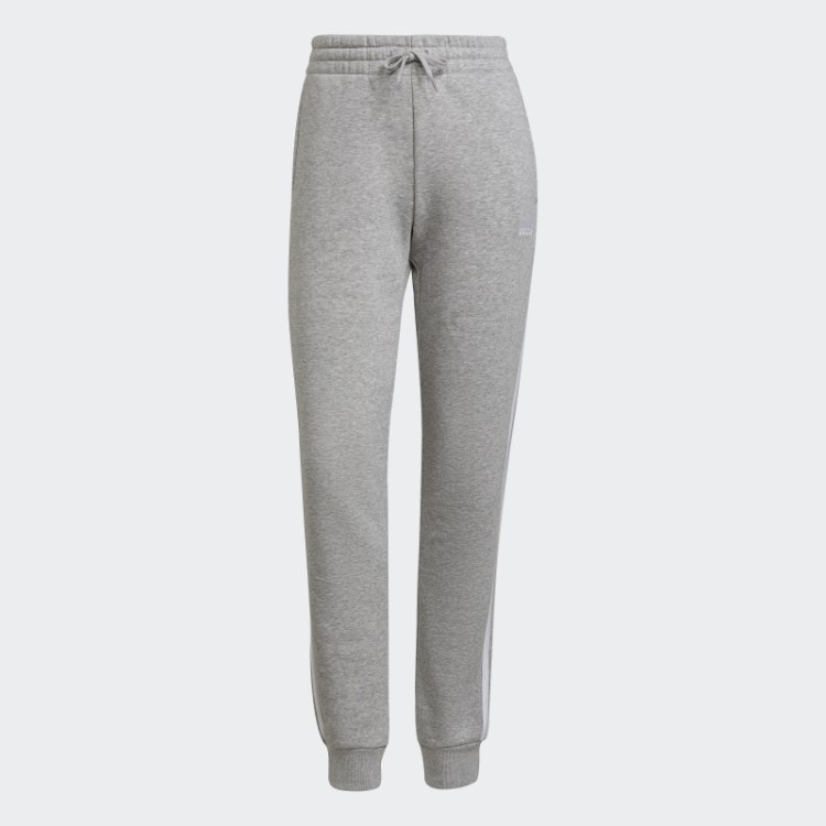 Calça De Lã Com As Três Listras Essentials Cinza Médio Adidas