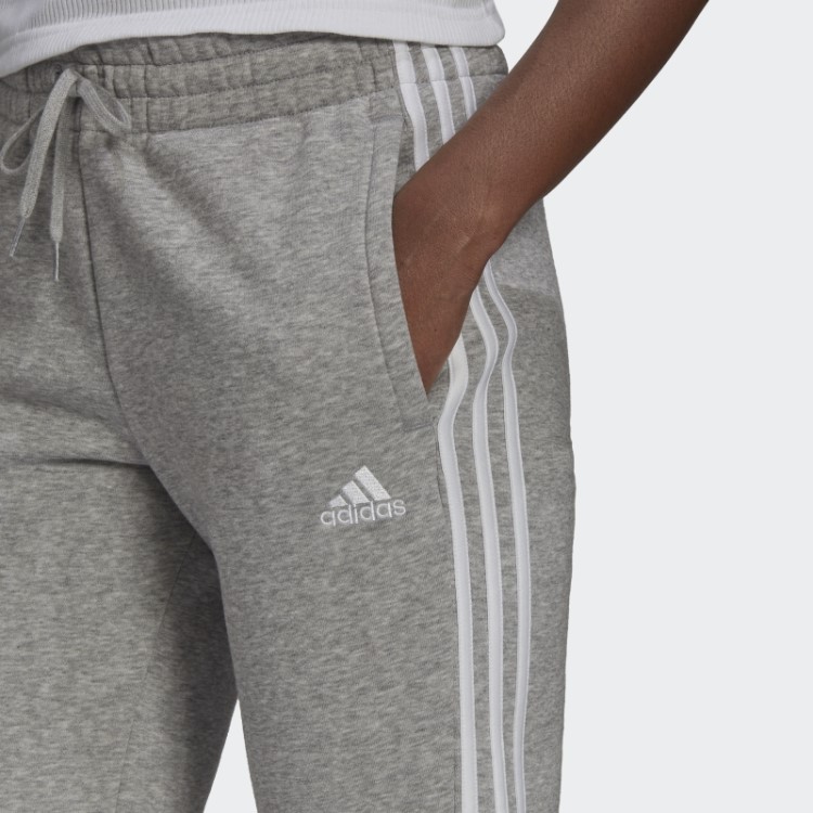 Calça De Lã Com As Três Listras Essentials Cinza Médio Adidas