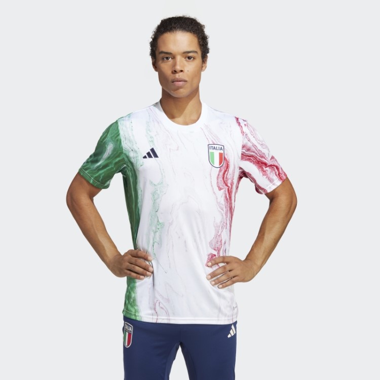 Camisa Pré-jogo Adidas Italia Verde