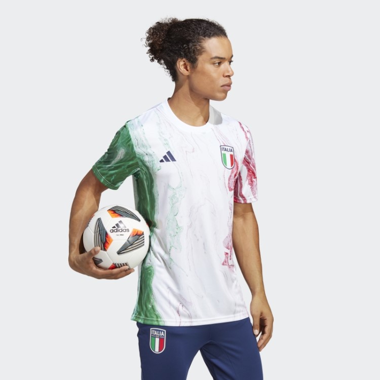 Camisa Pré-jogo Adidas Italia Verde