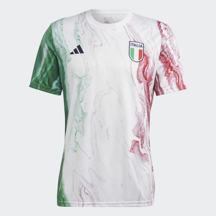 Camisa Pré-jogo Adidas Italia Verde