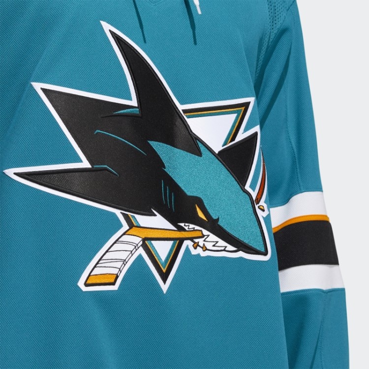 Adidas Sharks Home Autêntico Jersey Azul Turquesa