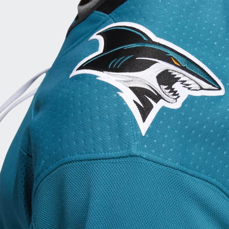 Adidas Sharks Home Autêntico Jersey Azul Turquesa